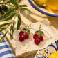 Pendientes tomates mediterráneos