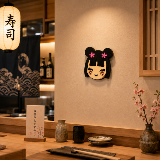 Muñeca Sakura – Decoración de pared