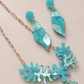 Conjunto caracola coral