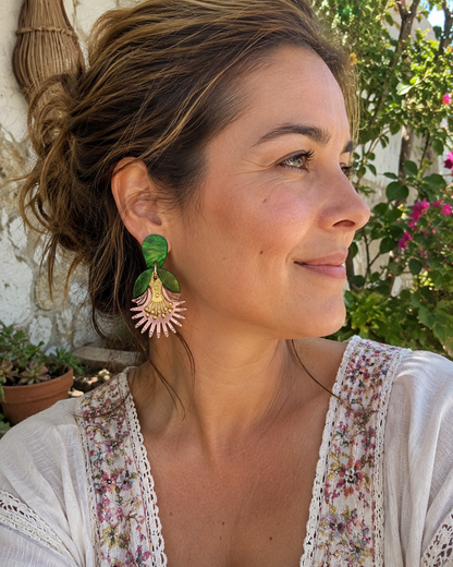 Pendientes Flor de Aurora Salvaje