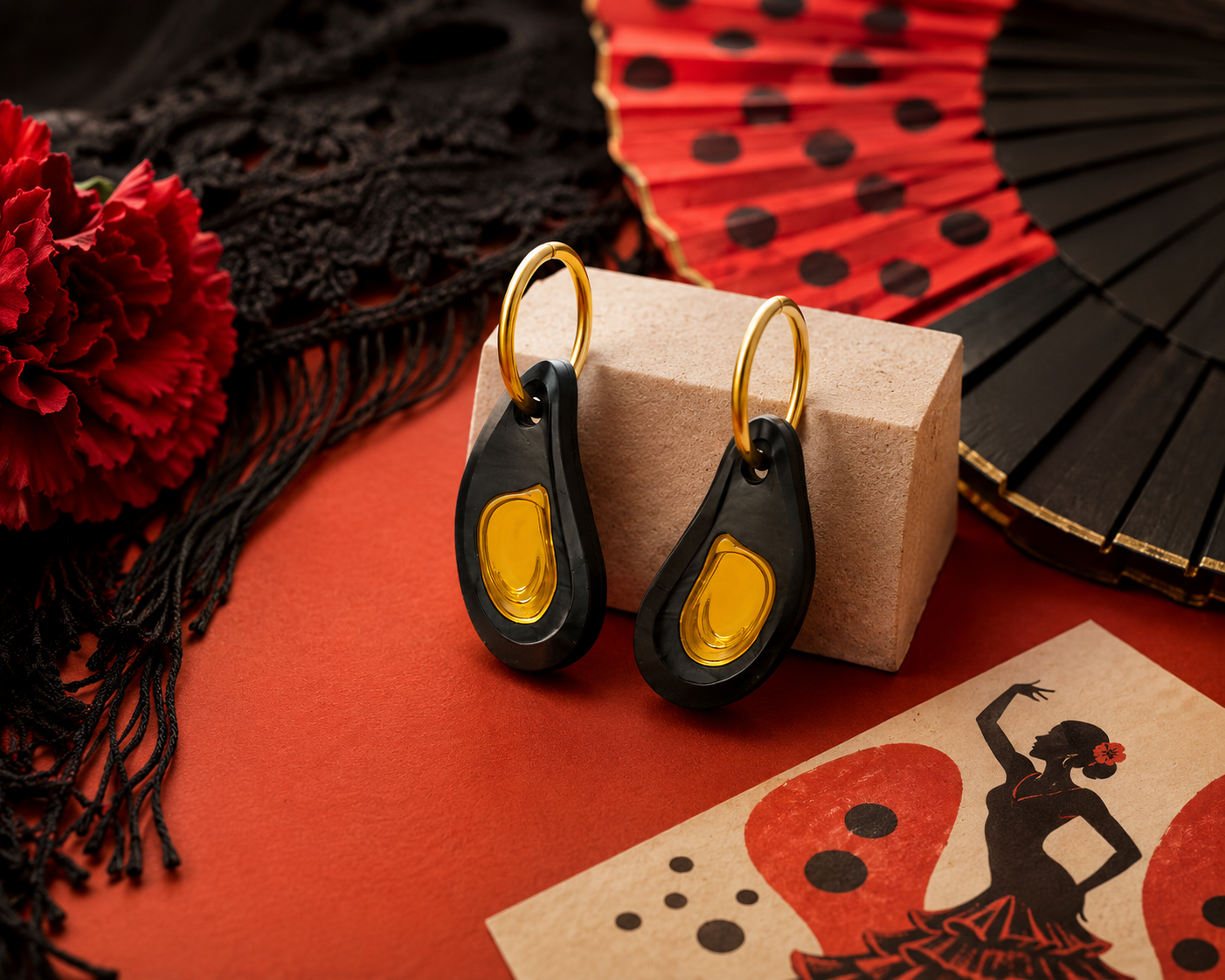 Pendientes mejillones glamour