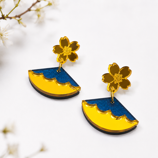 Pendientes Sakura Sol