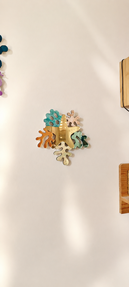 Estrella Fantasía Mediterránea – Decoración de pared artesanal