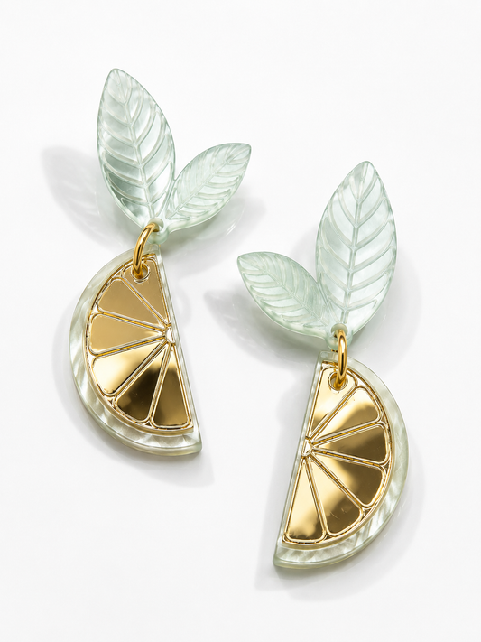Pendientes glam lemon