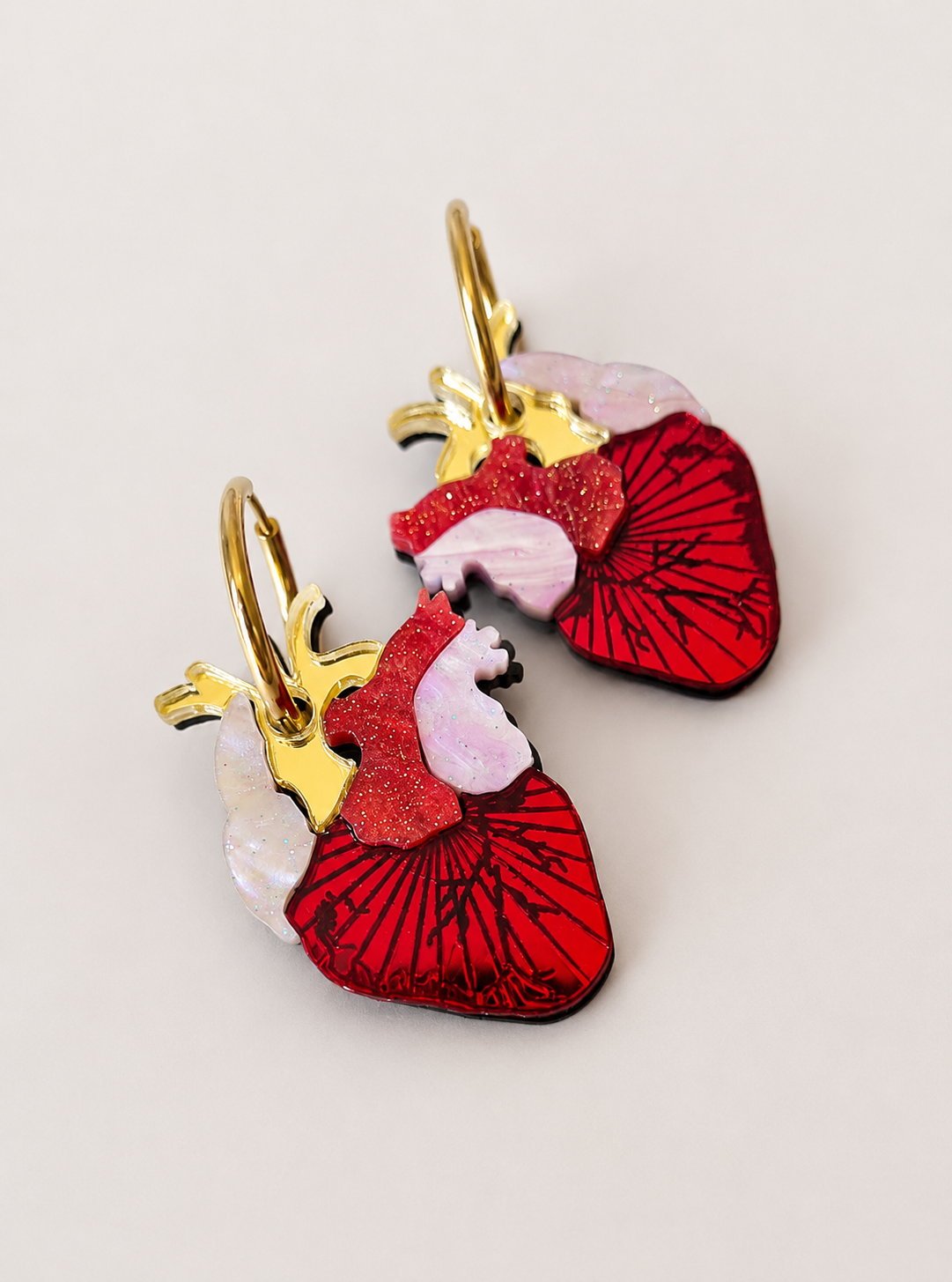 Pendientes Corazón Anatómico