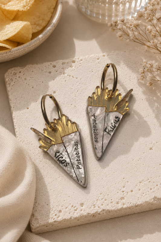 Pendientes patatitas ricas