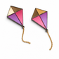 Pendientes cometas colors