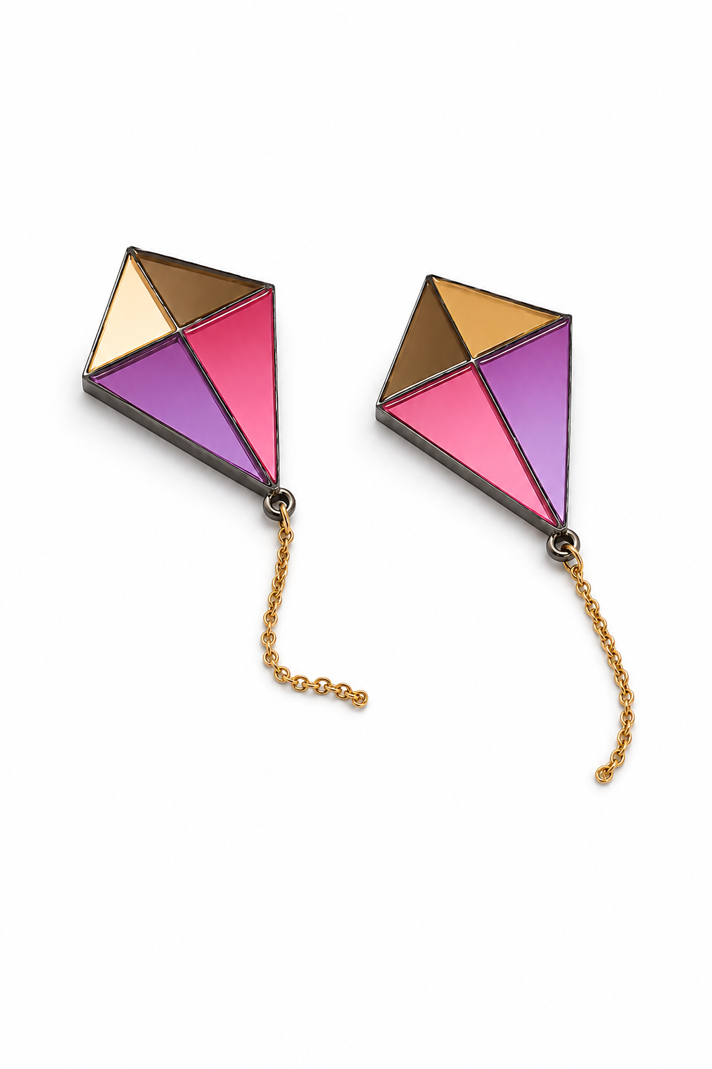 Pendientes cometas colors
