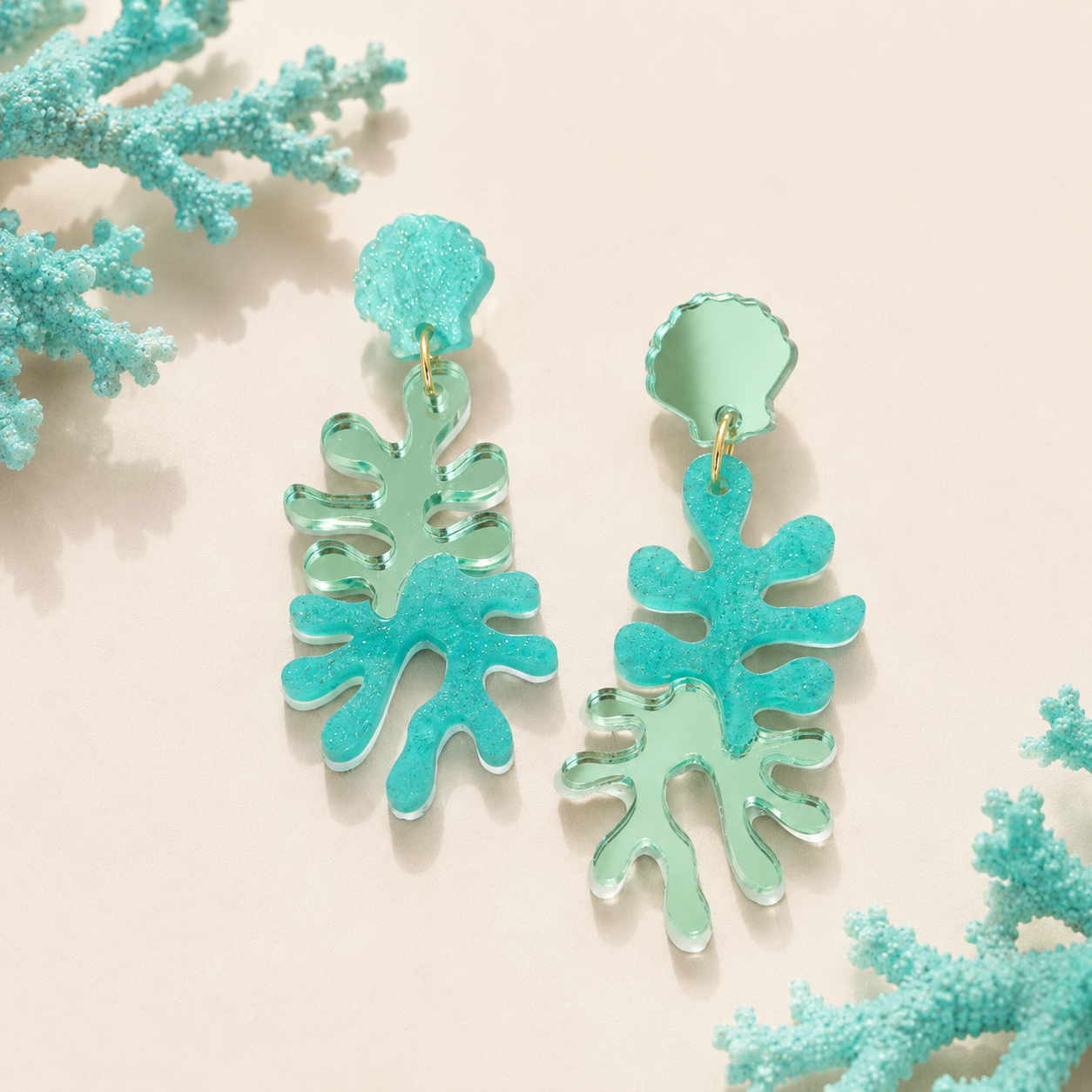 Coralia · Pendientes Coral
