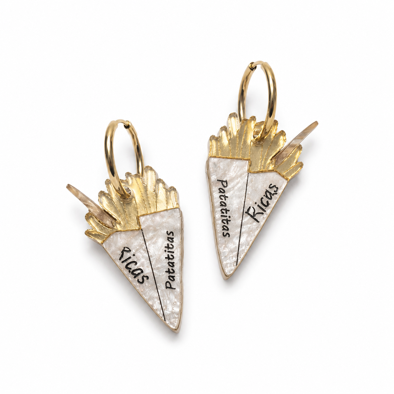 Pendientes patatitas ricas