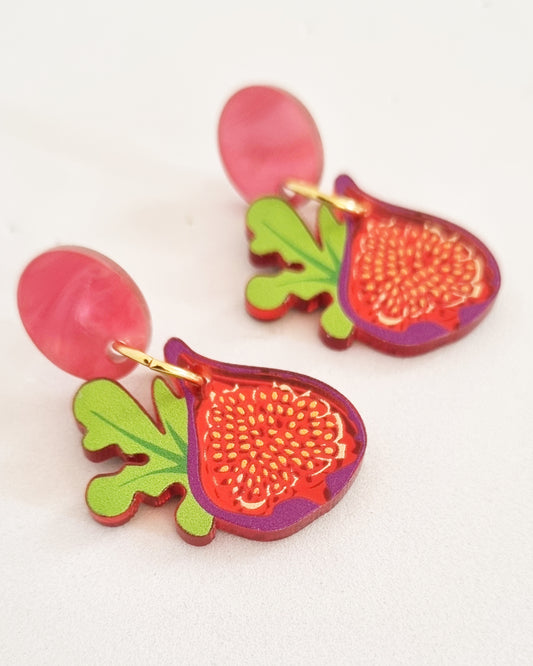 Pendientes higos mini