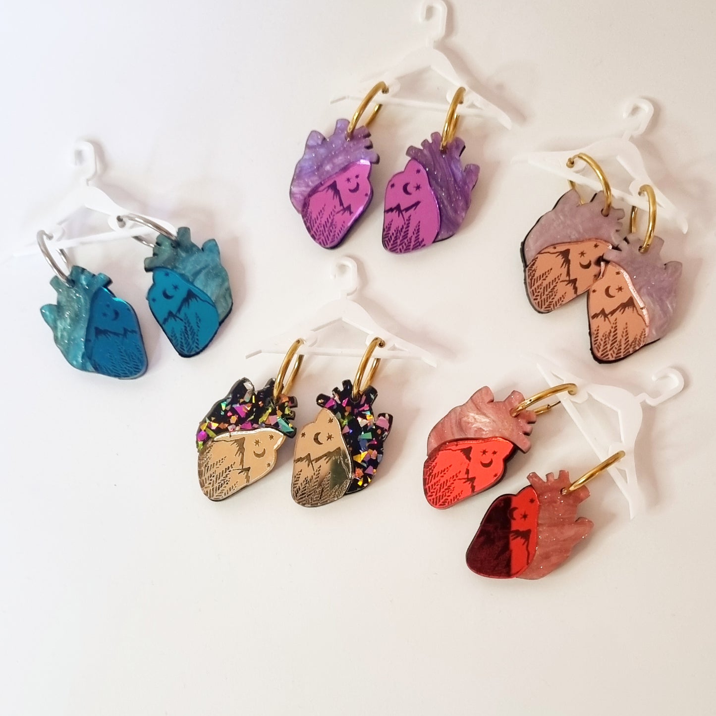 Pendientes corazón Alma