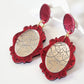 Pendientes Rudolf navidad espejo