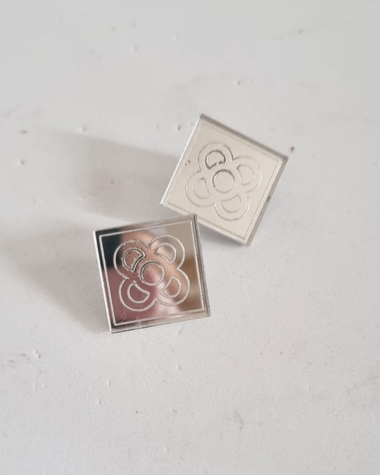 Pendientes panot medium Barcelona espejo