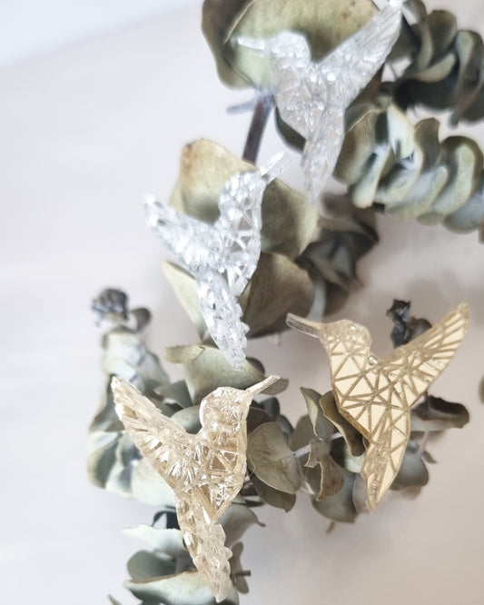 Pendientes mini colibri