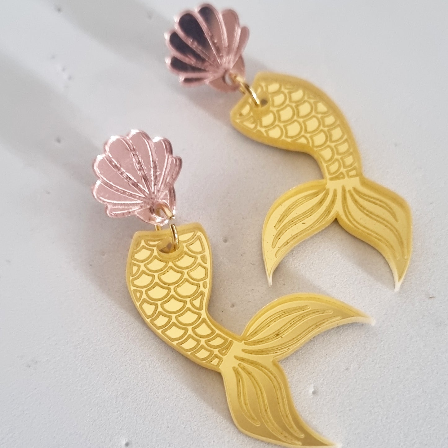 Pendientes colas de sirenas