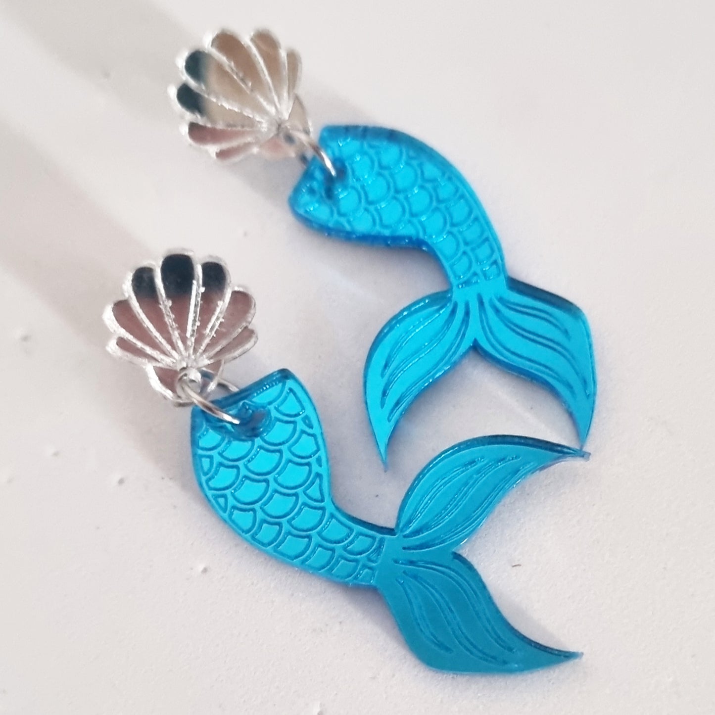 Pendientes colas de sirenas