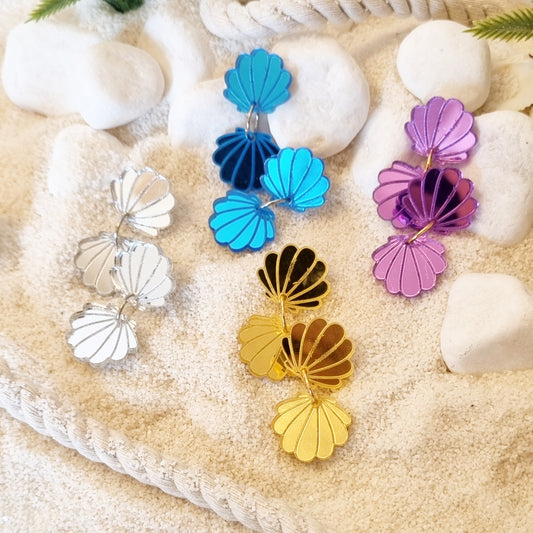 Pendientes conchas