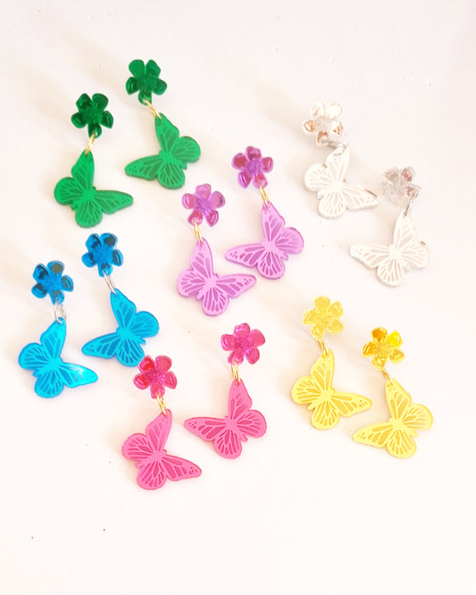 Pendientes mariposas soft