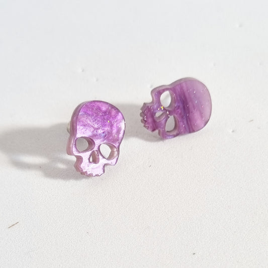 Mini calaveras lilas