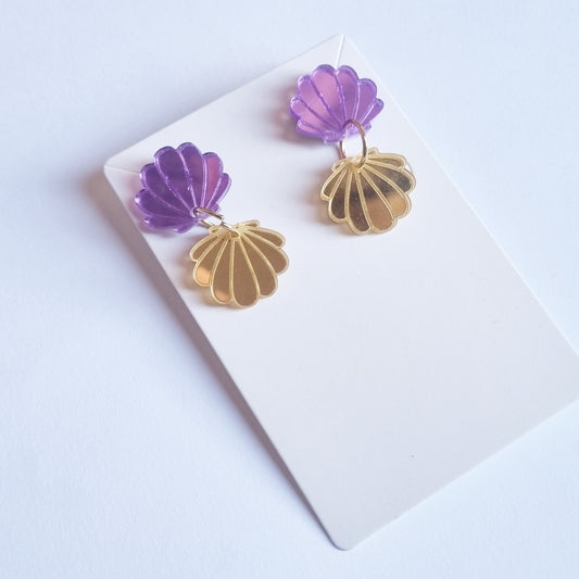 Pendientes conchas