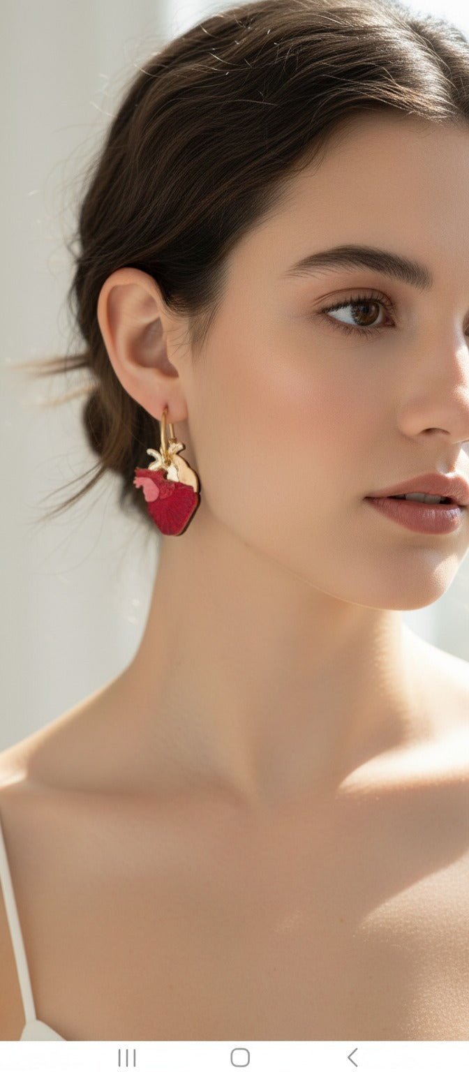 Pendientes corazones masterpiece