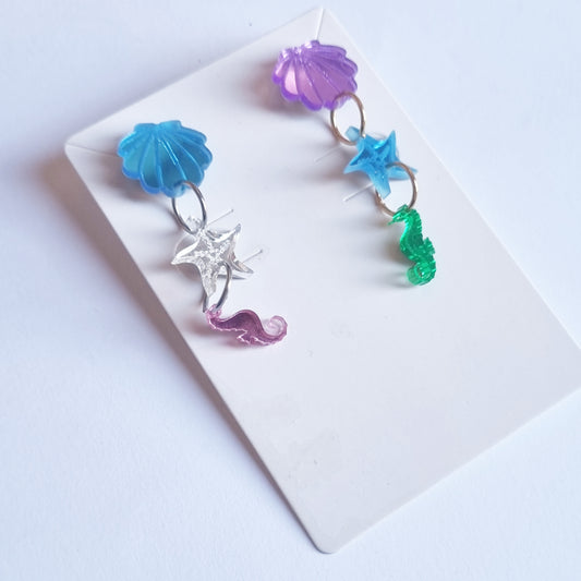 Pendientes fiesta marina