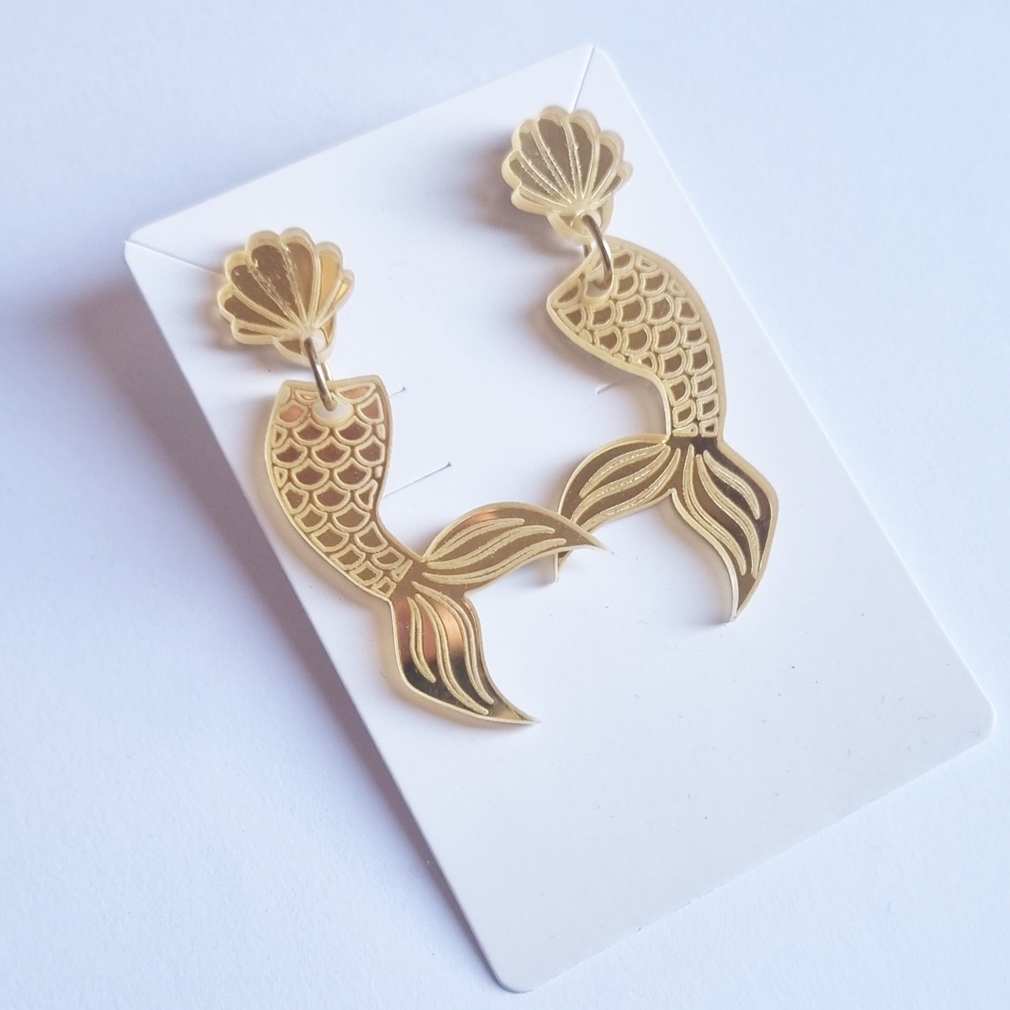 Pendientes colas sirena