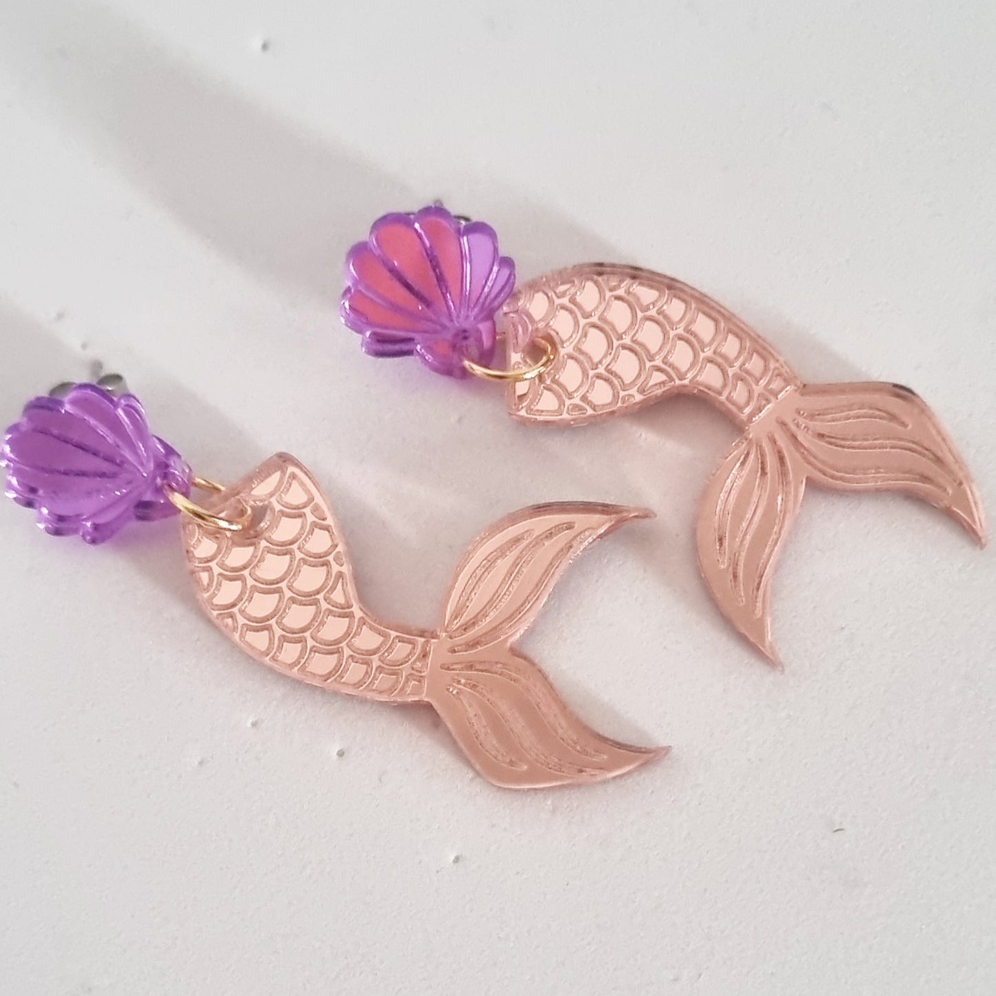 Pendientes colas de sirenas