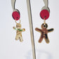 Pendientes muñeco de gengibre