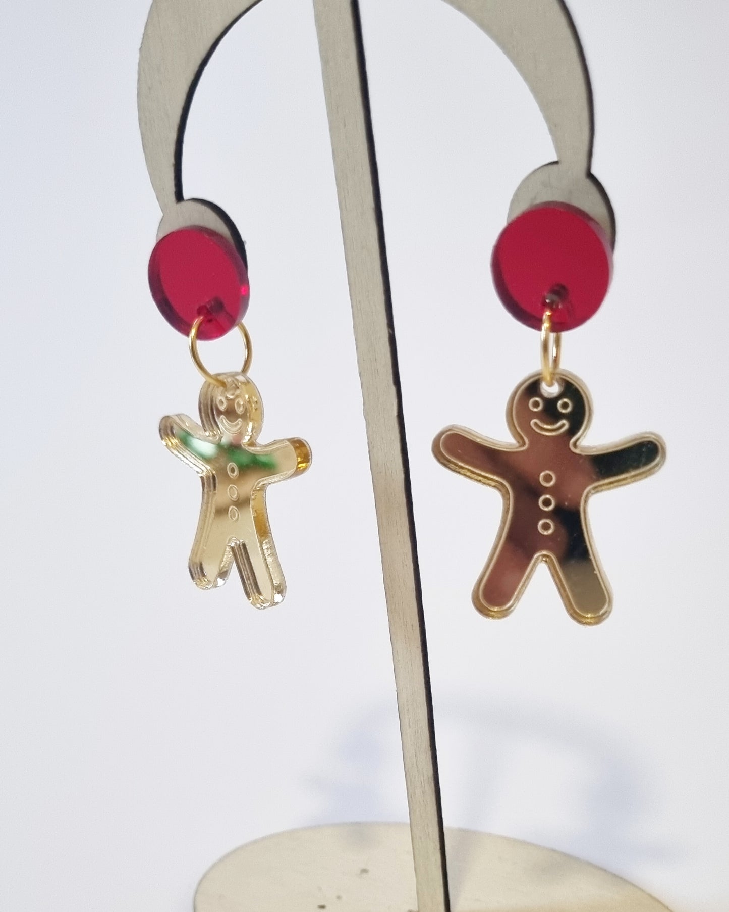 Pendientes muñeco de gengibre