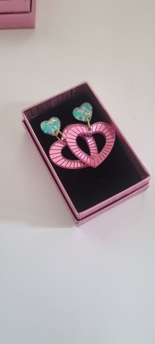 Pendientes corazones alma