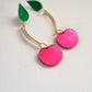 Pendientes cerezas glam largas